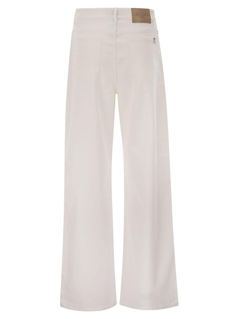 Weekend Max Mara Weekend Max Mara Medina Logo Patch Wide Leg Trousers