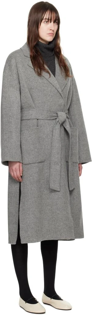 Dunst Gray Handmade Robe Coat 2