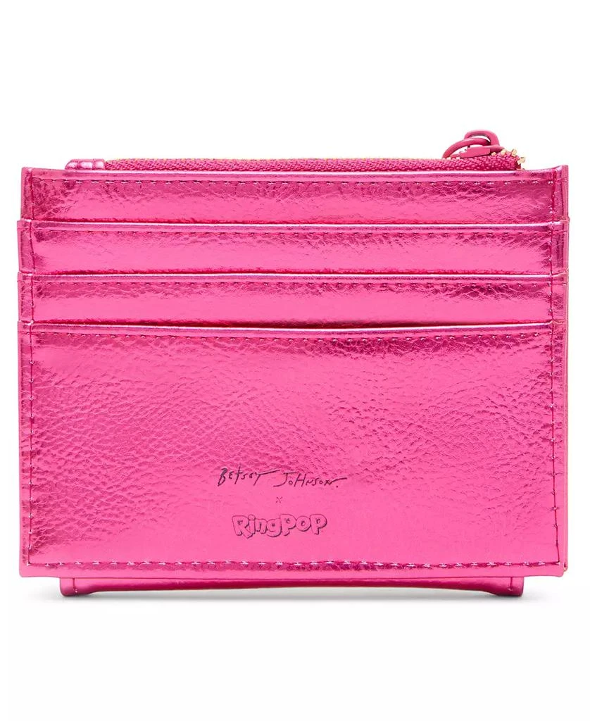 Betsey Johnson Thru Lick Thin Bifold Mini Wallet 3