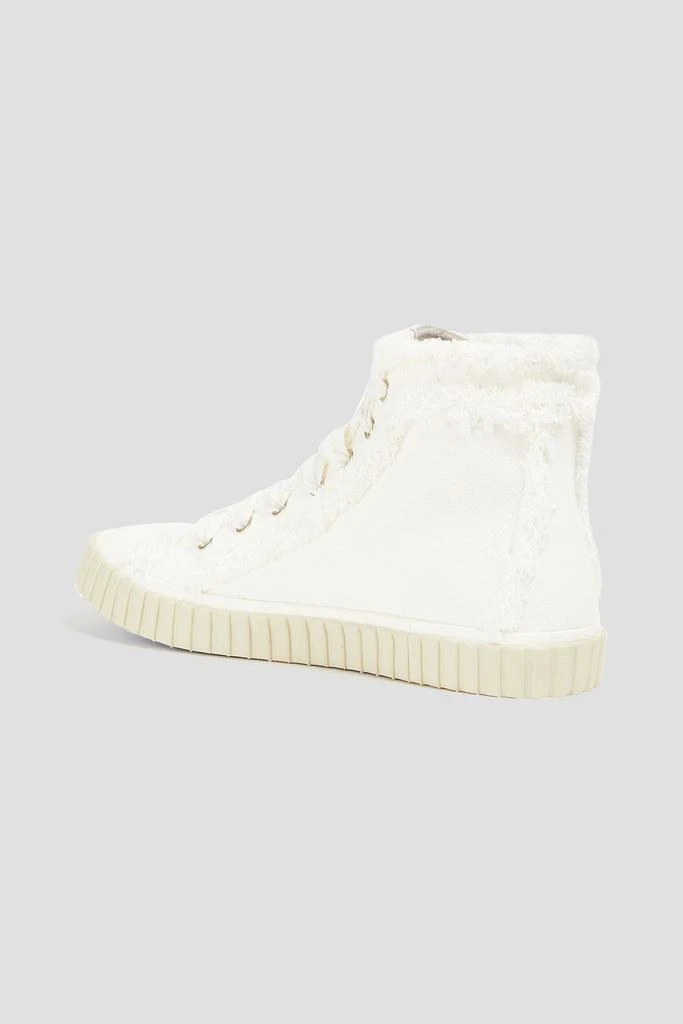 Zimmermann Frayed canvas high-top sneakers 3