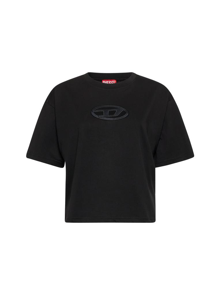 Diesel DIESEL | Black T-Buxt-Crop-Od T-shirt | Women | XXS