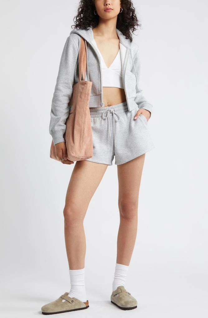 BP. Crop Zip Fleece Hoodie 2
