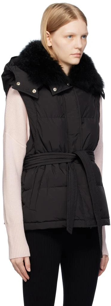 Yves Salomon Black Belted Down Jacket 4