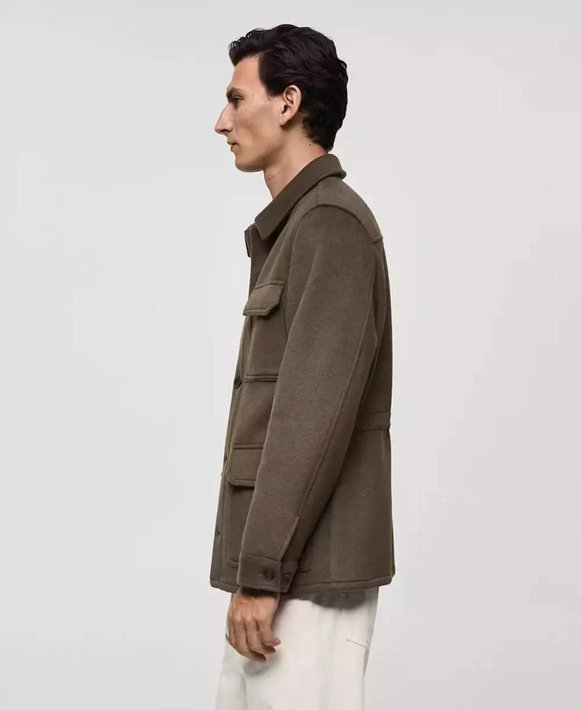 Mango Men's Wool-Blend Field Jacket 2