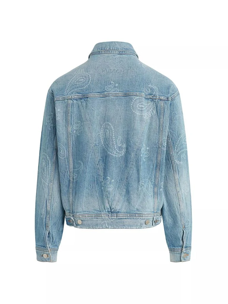 Hudson Bandana Denim Trucker Jacket 3