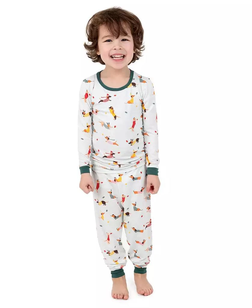 Leveret Baby Two Piece Viscose from Bamboo Holiday Pajamas 2