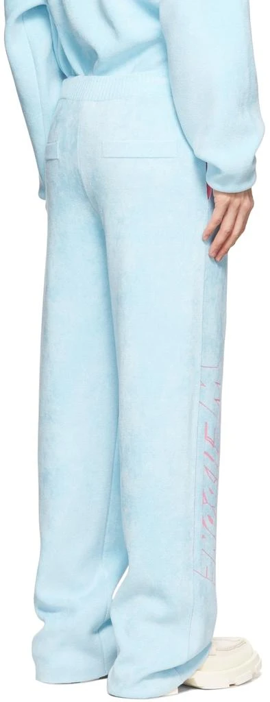 We11done Blue Viscose Lounge Pants 3