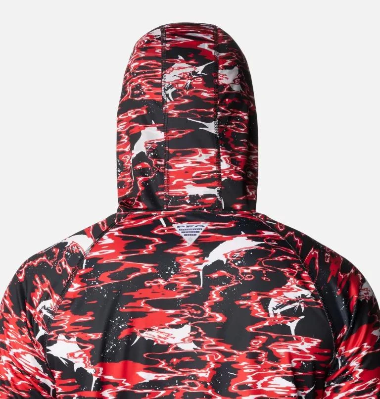 Columbia Columbia Men's Collegiate PFG Super Terminal Tackle  Hoodie - Georgia- 5