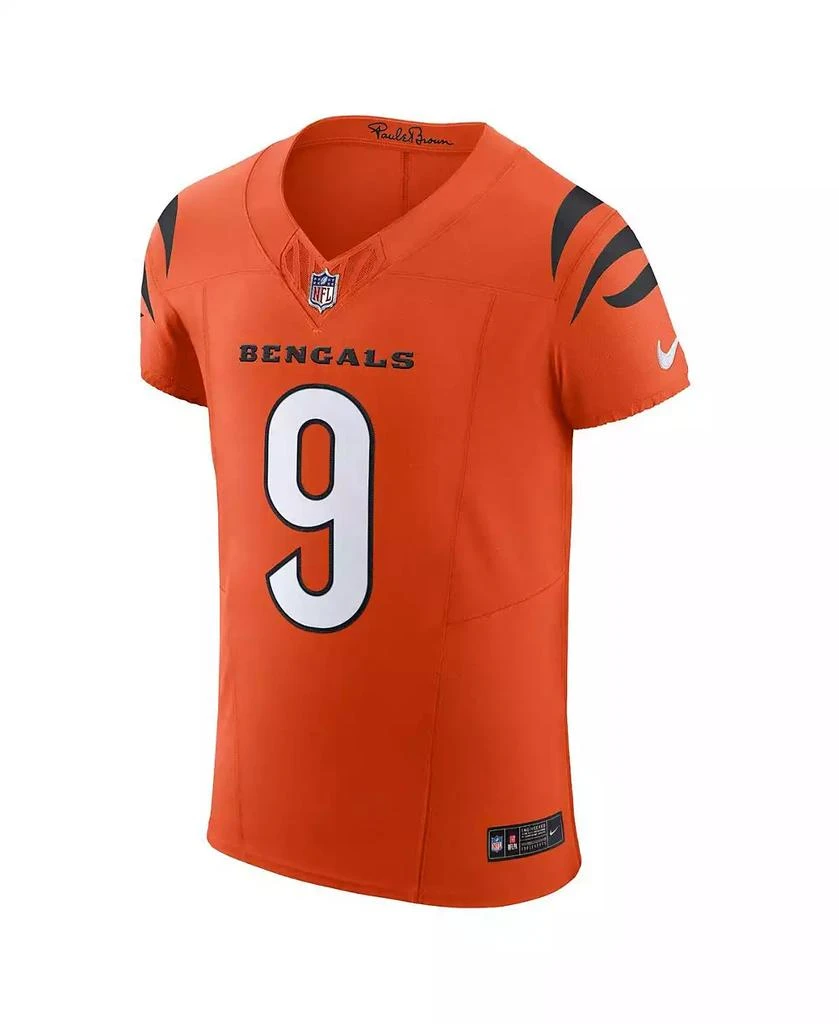 NIKE Men's Joe Burrow Orange Cincinnati Bengals Vapor F.U.S.E. Elite Jersey 3