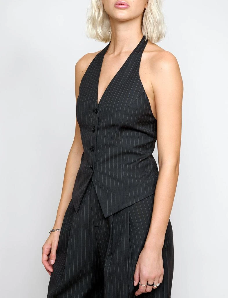 Pixie Market Honor Halter Pin-Stripe Vest 2