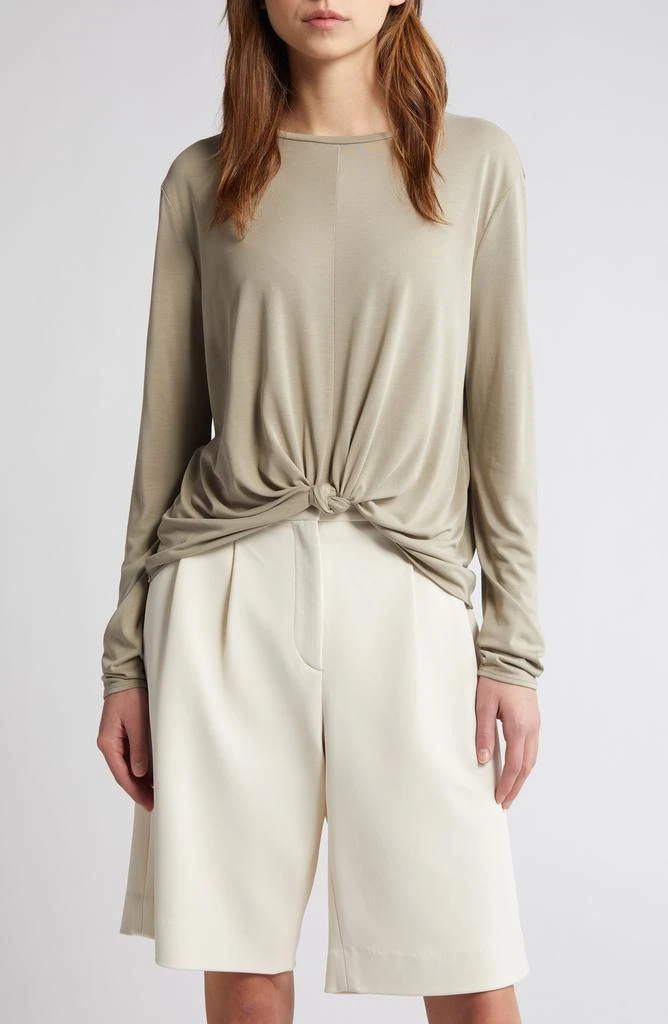 Rag & Bone Jenna Knotted Long Sleeve T-Shirt 1