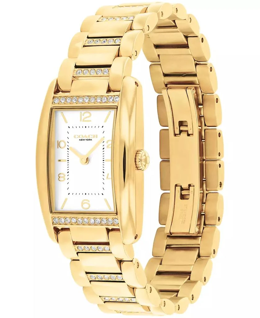 Coach Women's Reese Gold-Tone Stainless Steel Crystal Watch 24mm 2
