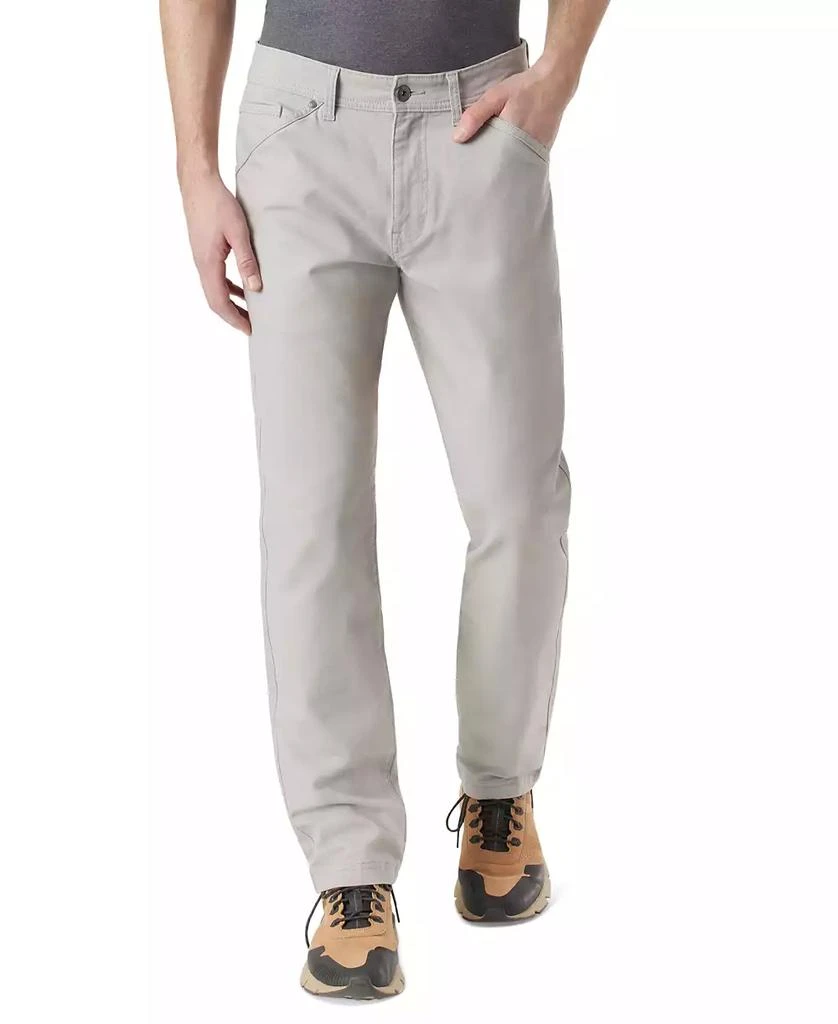 BASS OUTDOOR Men's Everyday Slim-Straight Fit Stretch Canvas Pants 1