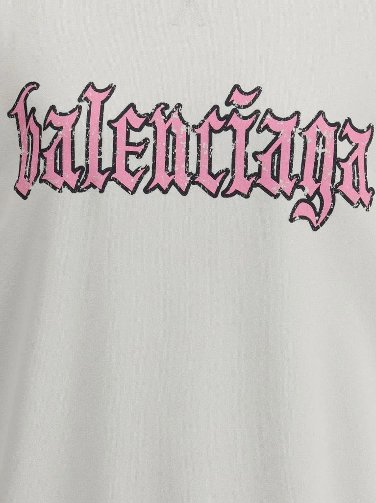 Balenciaga Balenciaga Logo Printed Sweatshirt Dress 3