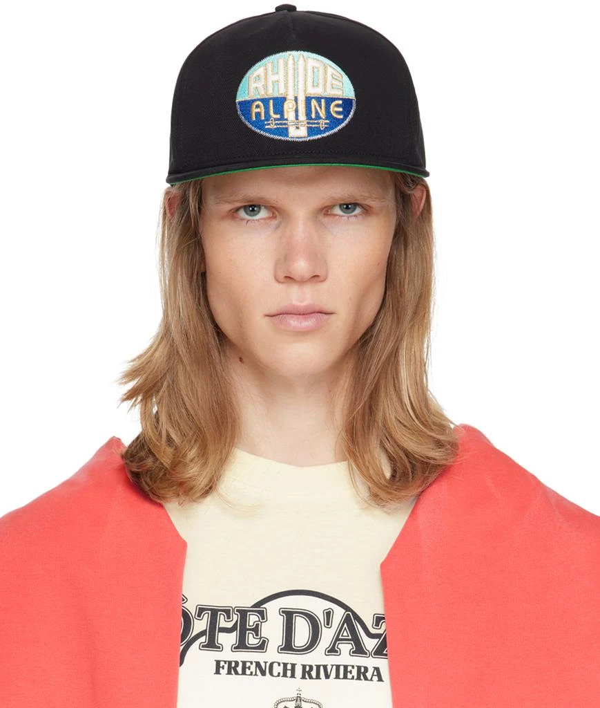 Rhude Black 'Rhude Alpine' Cap 1