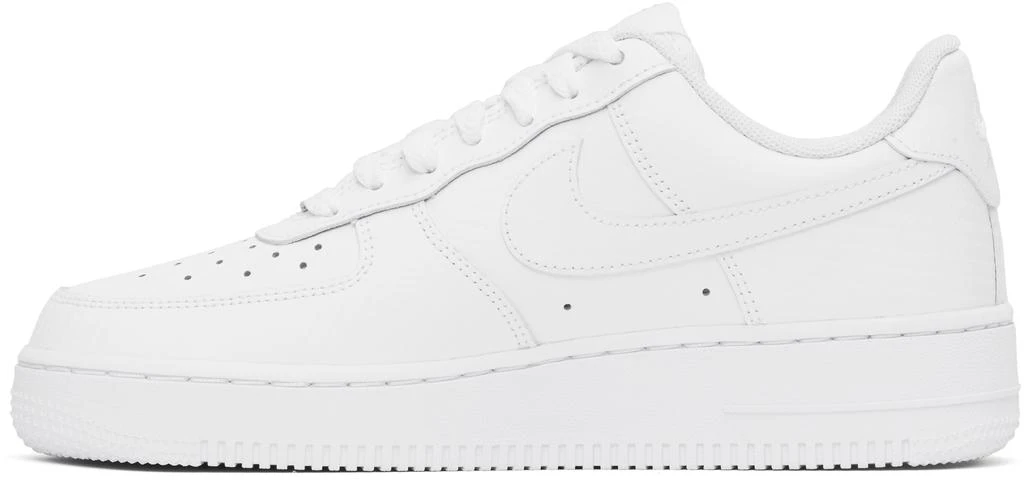 NIKE White Air Force 1 '07 Texture Sneakers 3