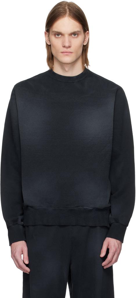 Omar Afridi Navy Dolman Crewneck Sweatshirt