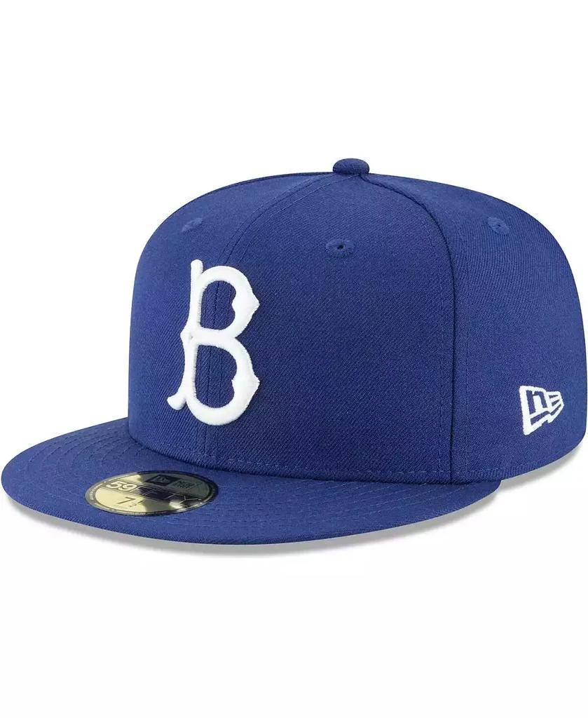 New Era Men's Royal Brooklyn Dodgers Cooperstown Collection Wool 59fifty Fitted Hat 1