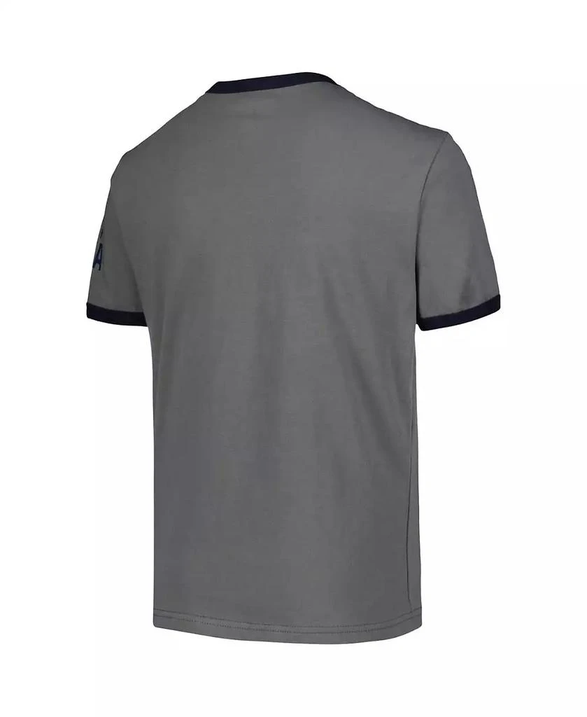 Outerstuff Big Boys and Girls Gray Team USA Single Arc Ringer T-Shirt 3