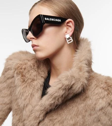 Balenciaga Rectangular acetate sunglasses 6