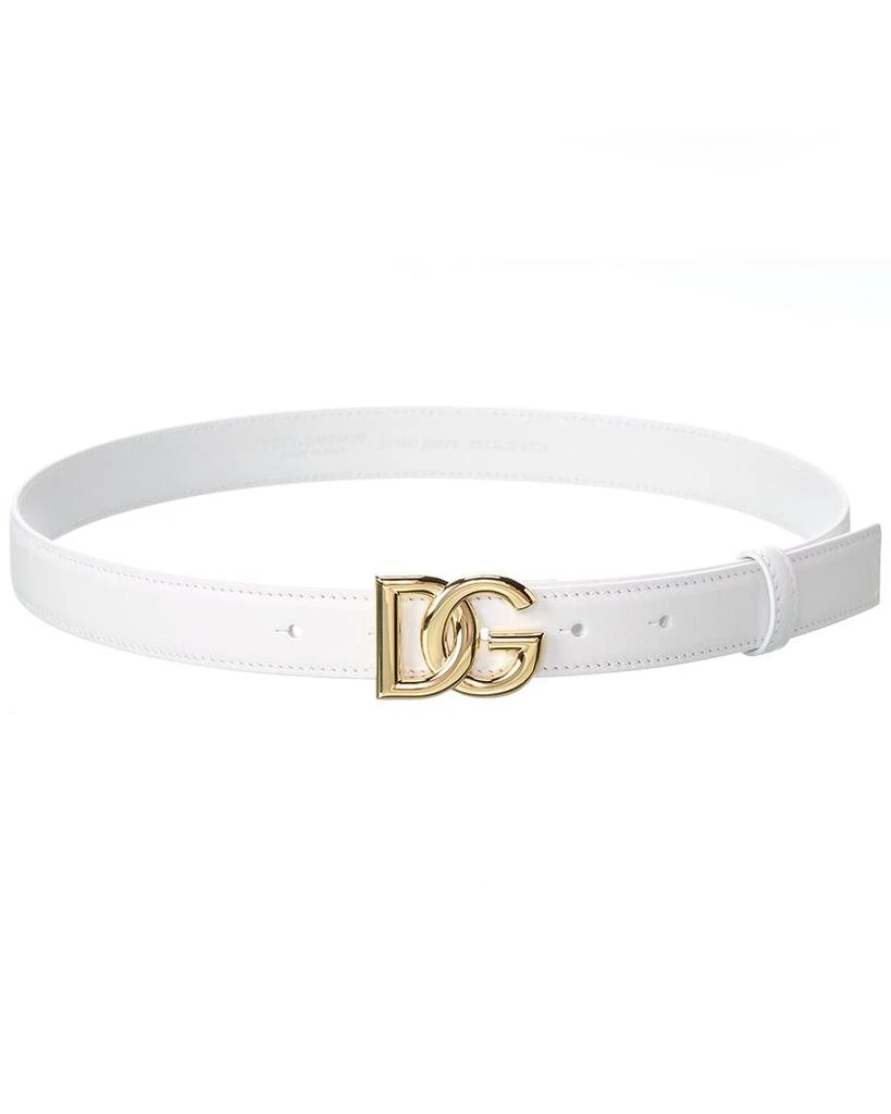 Dolce & Gabbana DG Logo Leather Belt 1
