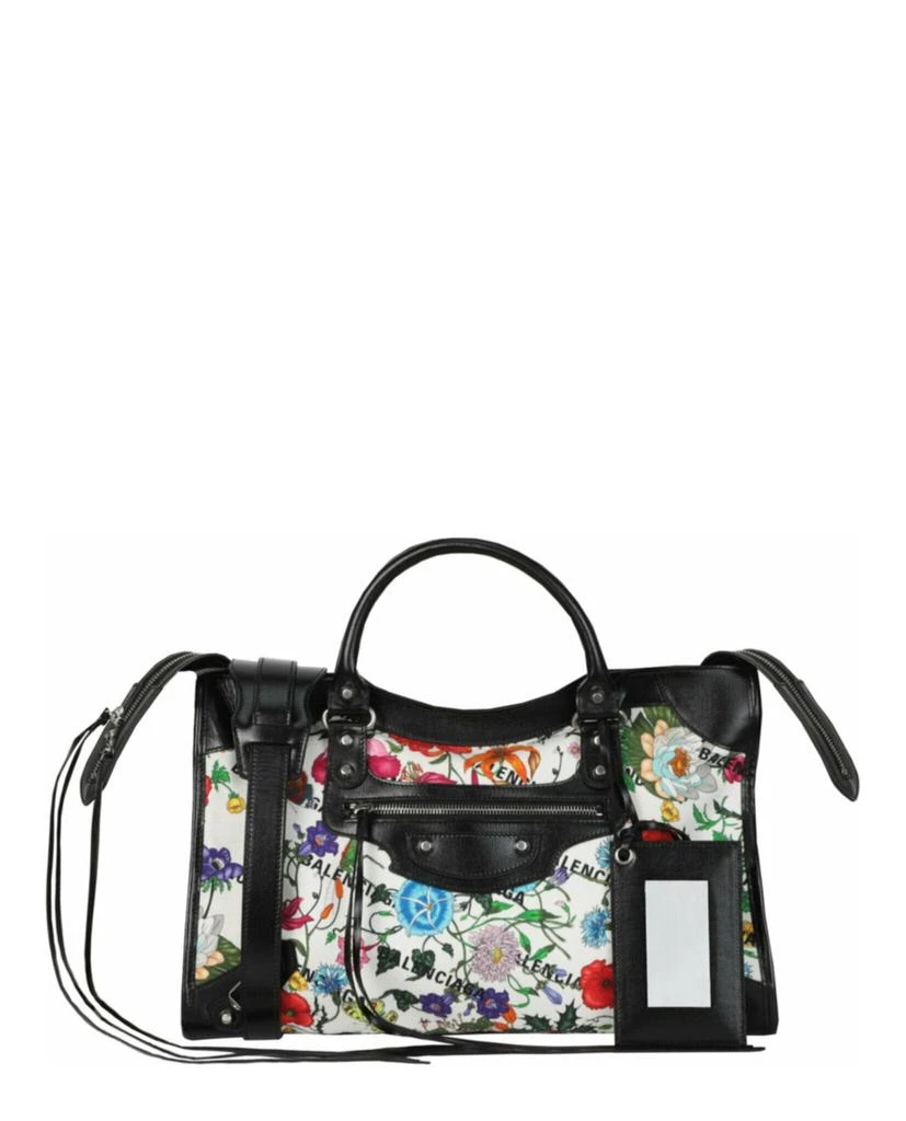 Gucci X Balenciaga Large Flora City Bag 1