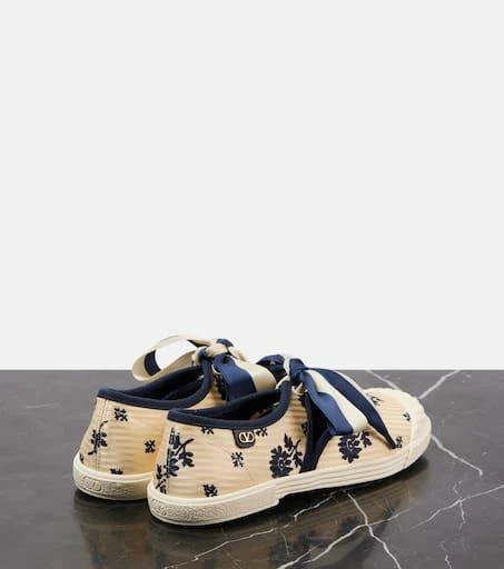 Valentino Bay By Bay printed canvas sneakers 2
