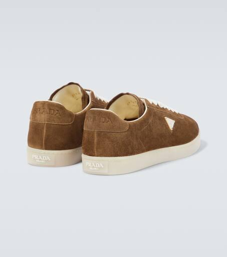 【関税&送料込】Prada Lane Suede Sneakers Prada Lane Suede Low-Top Sneakers - Bergdorf Goodman
