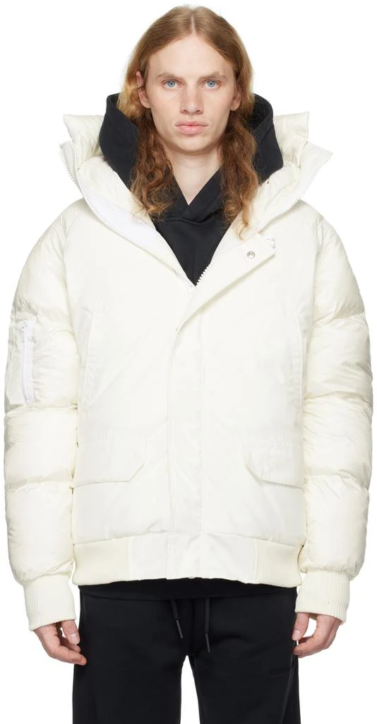 Canada Goose White 'Paradigm' Chilliwack Bomber Down Jacket 1