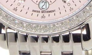 Michele Women's CSX Diamond Bezel 3-Hand Bracelet Watch, 36mm - 0.62 ctw 3
