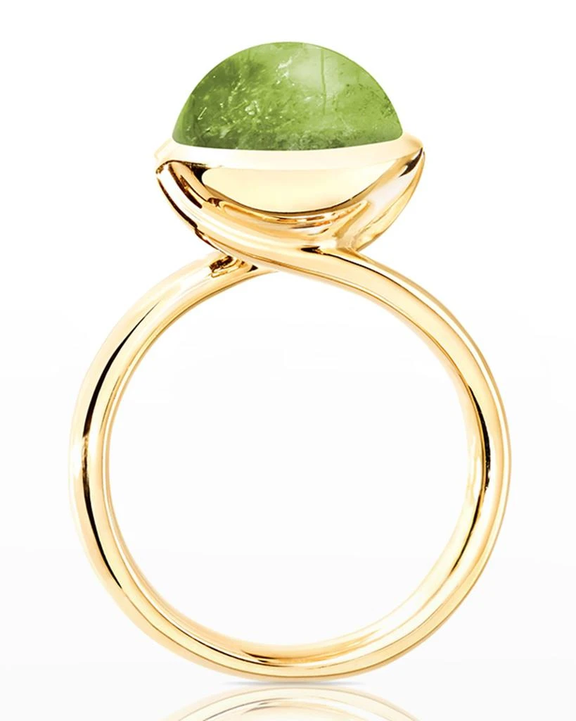 Tamara Comolli 18k Yellow Gold Large Peridot Ring 2