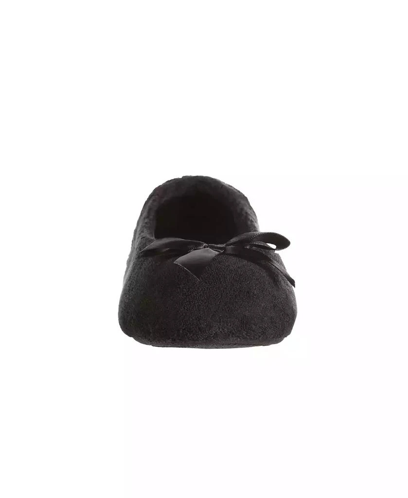 Isotoner Signature Women's Terry Indoor/Outdoor Ballerina Slippers 3
