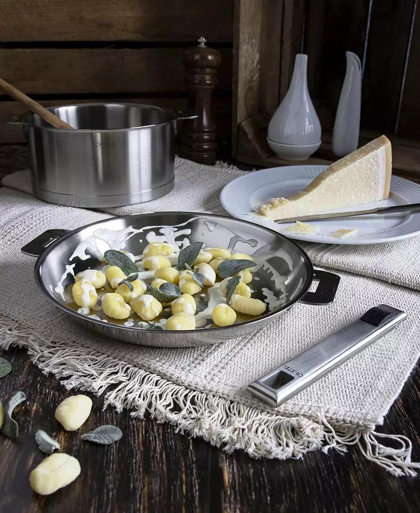 Cristel Stainless Steel 12" Strate Frying Pan