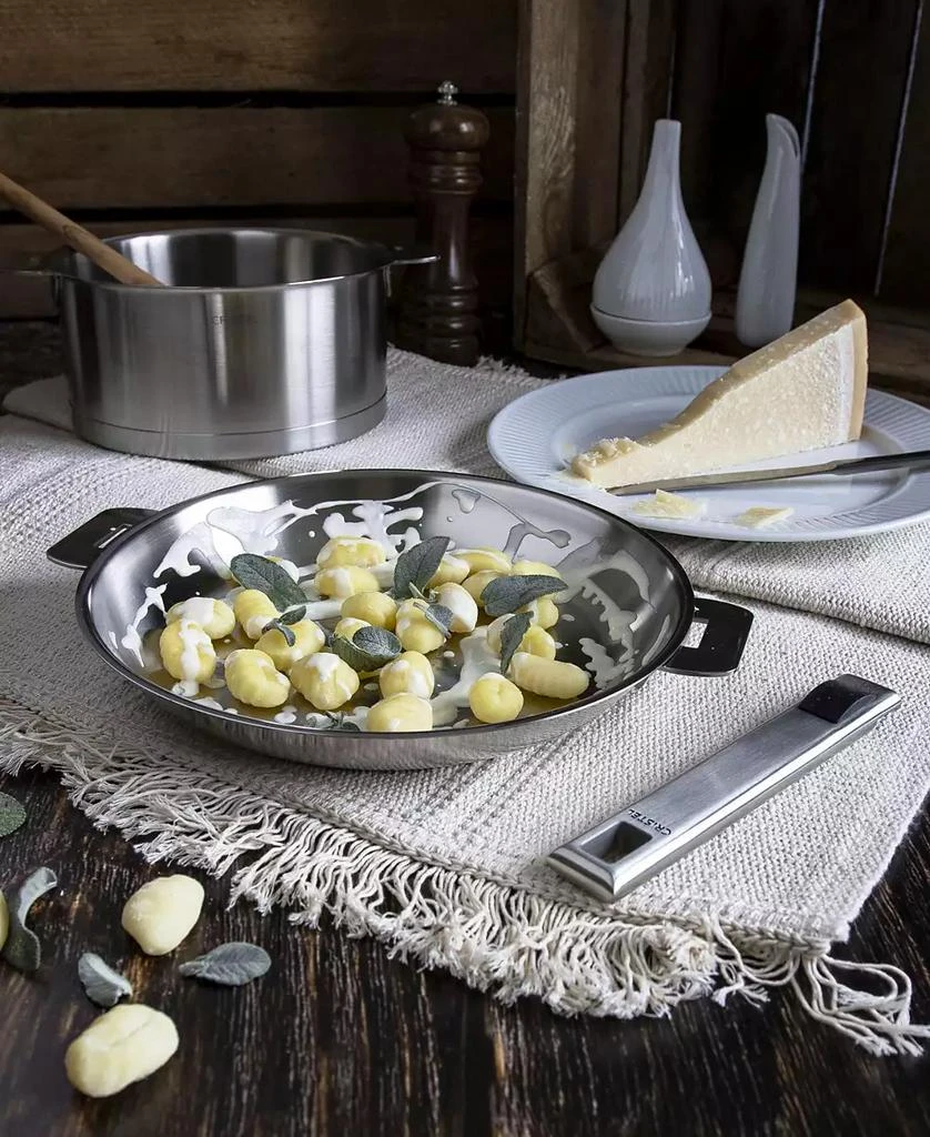 Cristel Stainless Steel 12" Strate Frying Pan 2