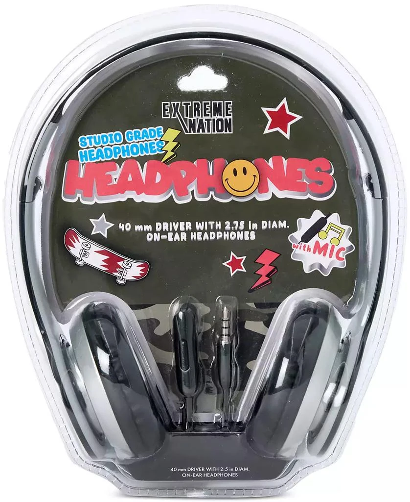 InMocean Big Boys Camo Backpack, Lunch Bag & Headphone Set 5