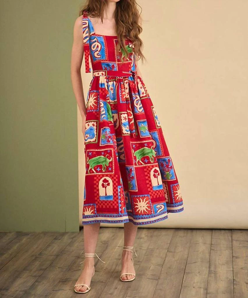knee length dresses for ladies Iris Dress | Tie Front Midi Dress