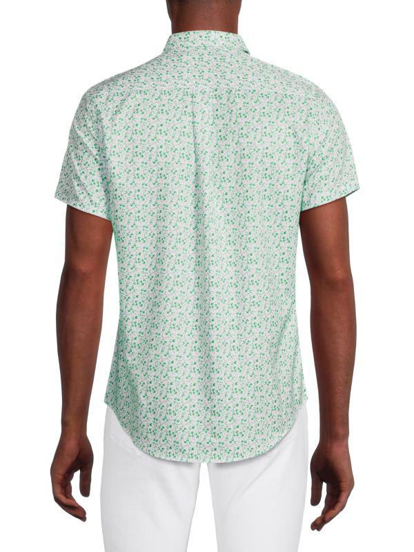 Report Print Short Sleeve Shirt
