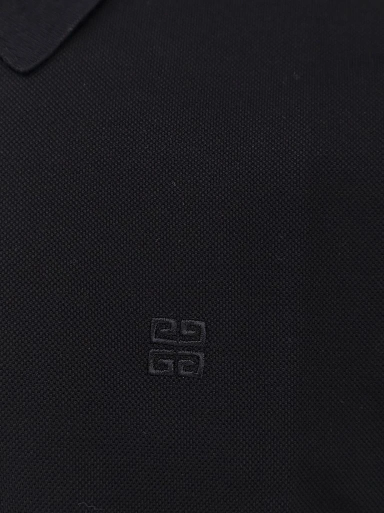 Givenchy Piqué cotton polo shirt with 4g embroidery 5