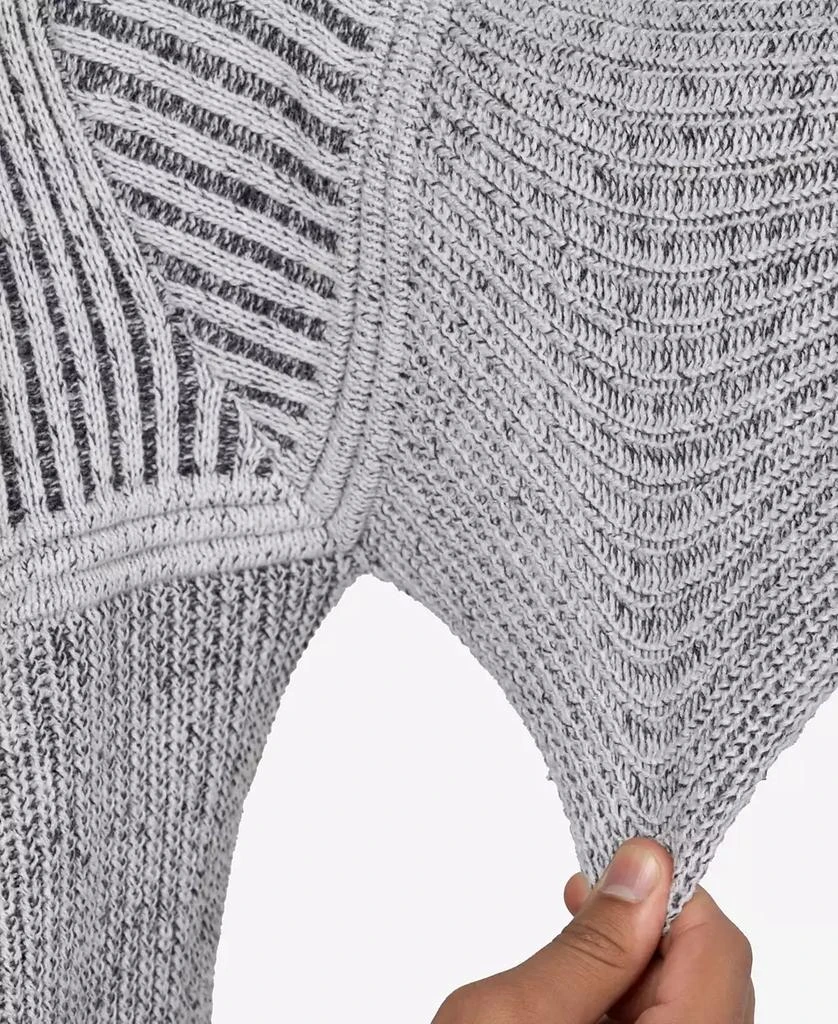 X-Ray Men's Ribbed Pattern Turtleneck Sweater 9
