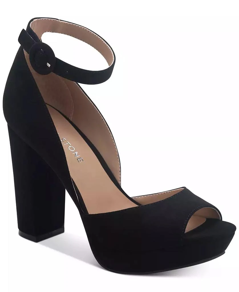 Sun + Stone Women's Reeta Peep Toe Block Heel Platform Sandals, Created for Macy's 1