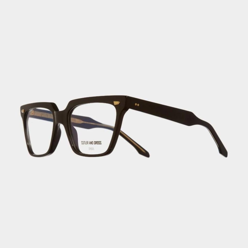 Cutler and Gross 1346-01 Black Taxi Acetate Optical Glasses