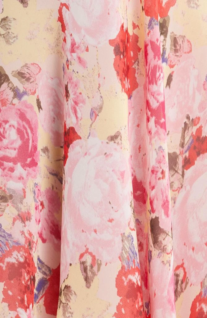 FLORET STUDIOS Floral Ruffle Waist Dress 6