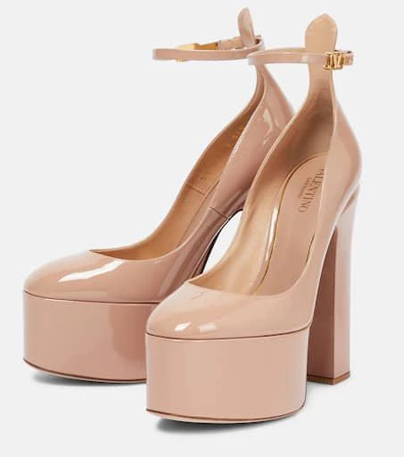 Valentino Tan-Go patent leather platform pumps 5