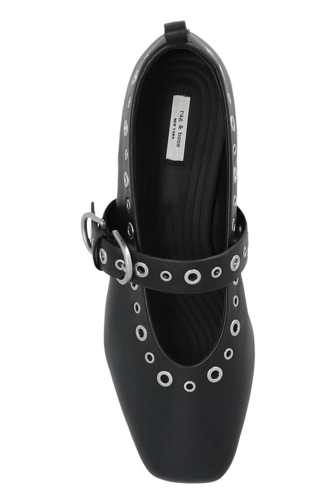 Rag & Bone Ballerinas Spire Mary Jane Grommets 6