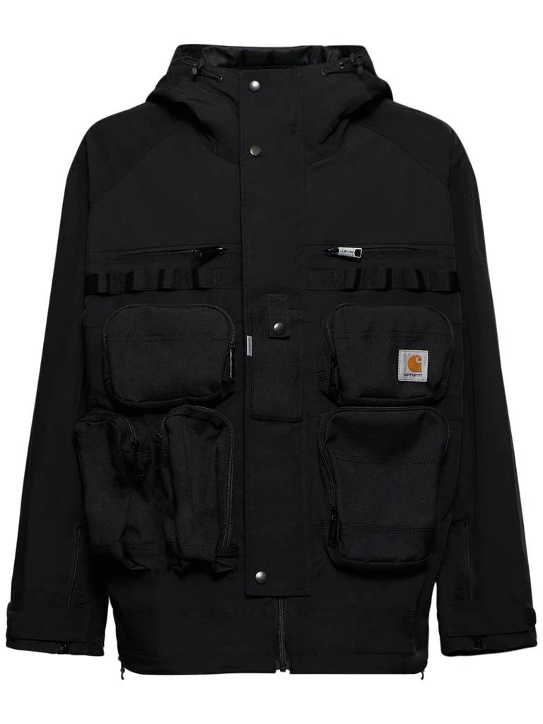 JUNYA WATANABE Carhartt Logo Nylon Jacket W/hood 1