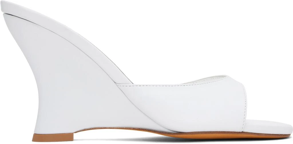 Maryam Nassir Zadeh White Lido Wedge Heeled Sandals 1