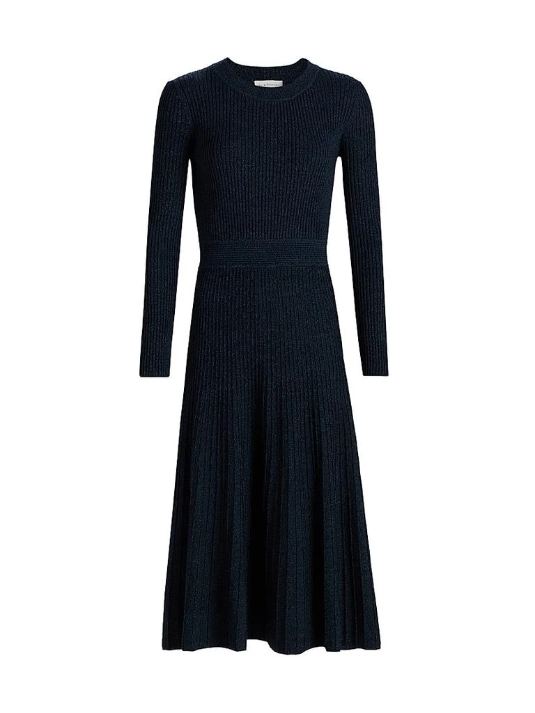 knee length dresses for ladies Johnny Was - Paisley Lace Long Sleeve Tie-Front Dress main image 1