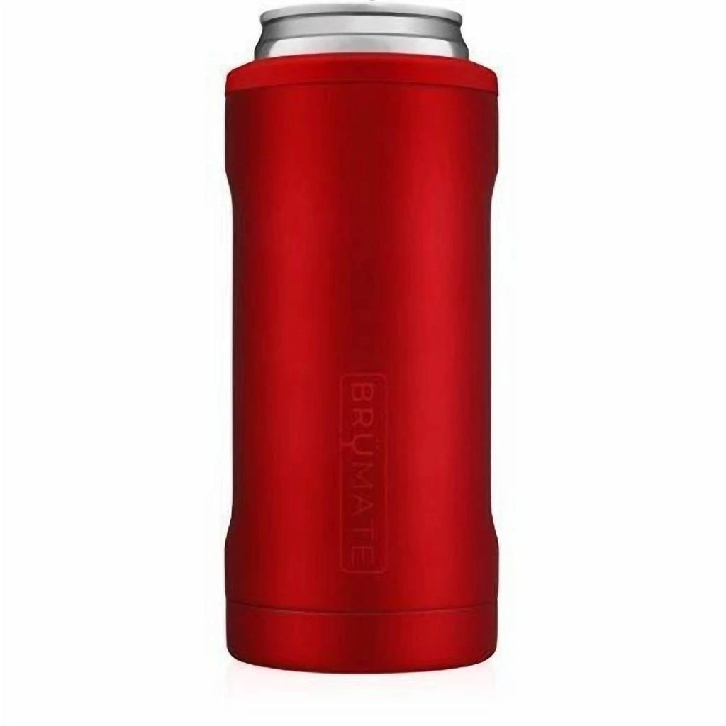 BRUMATE Hopsulator Slim 12Oz Can Cooler In Red Velvet
