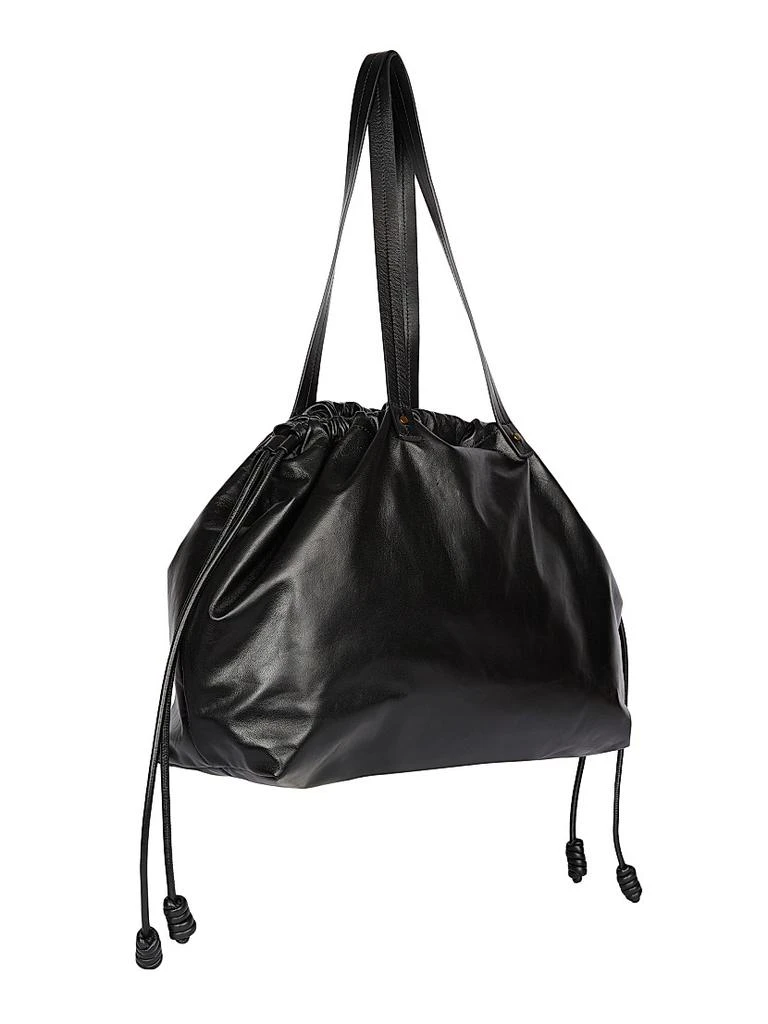 Isabel Marant Silven Leather Drawstring Duffle Bag 4