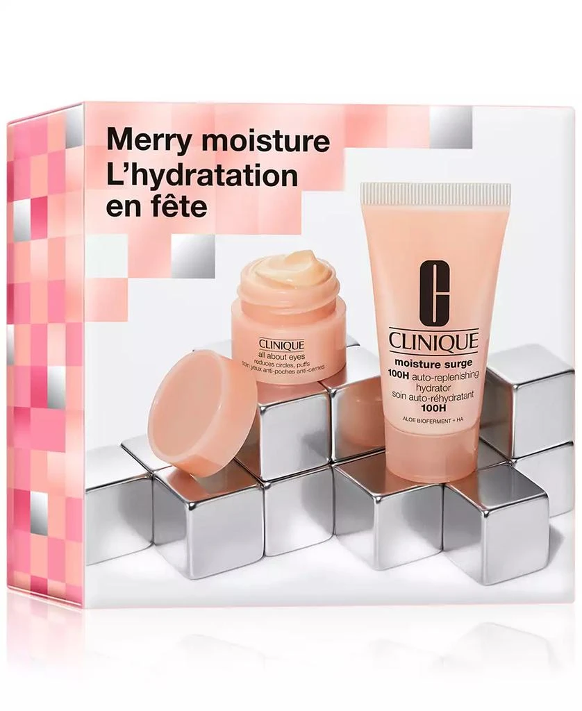 Clinique 2-Pc. Merry Moisture Moisturizer + Eye Cream Skin Care Gift Set 1